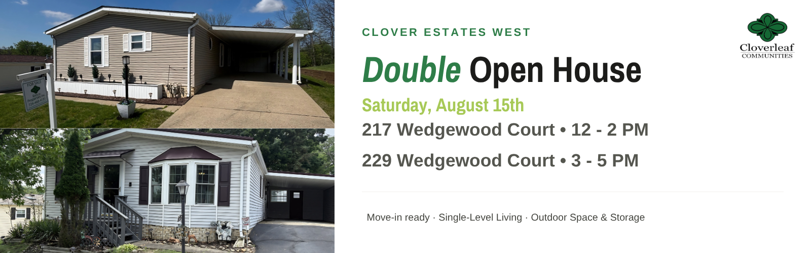 Open House Banner